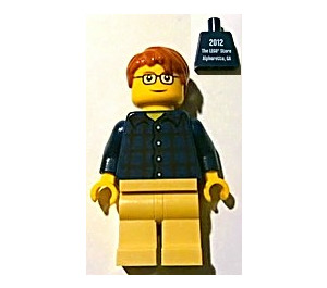 LEGO Male avec Buttoned Shirt Alpharetta Figurine