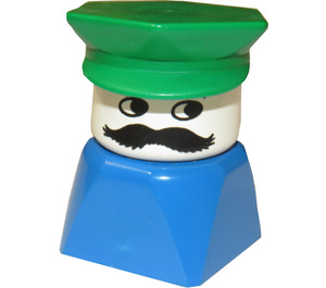 LEGO Male with Green Police Hat Duplo Figure