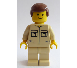LEGO Male met Tan Shirt en Pockets minifiguur