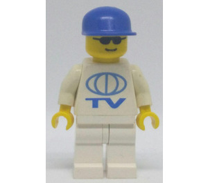 LEGO Чоловік з TV логотип тулуб Мініфігурка