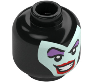 LEGO Maleficent Minifigure Head (Recessed Solid Stud) (3274 / 104084)