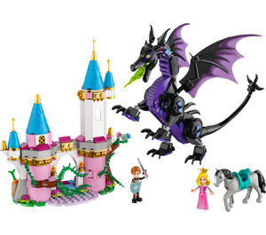 LEGO Maleficent's Dragon Form et Aurora's Castle 43240