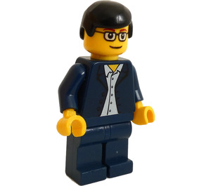 LEGO Man in Dark Blue Suit Minifigure