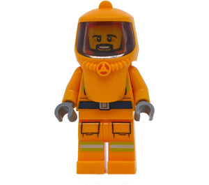 LEGO Człowiek W Hazmat Garnitur Minifigurka