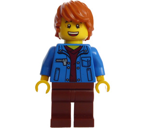 LEGO Mann im Jean Jacke Minifigur