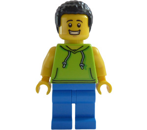 LEGO Man dans Lime Shirt