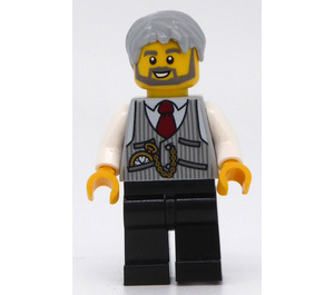 LEGO Man dans Pinstripe Vest Figurine