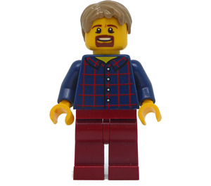 LEGO Man in Plaid Shirt Minifigure