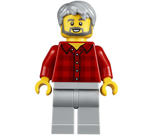 LEGO Man im Plaid Shirt Minifigur