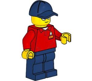 LEGO Mann i Rød Skjorte Minifigur