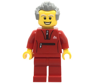 LEGO Man in Rood Tracksuit Minifiguur