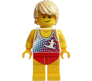 LEGO Mann im Badeanzug und Tanktop Minifigur