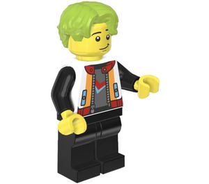 LEGO Mand i hvid Jakke Minifigur