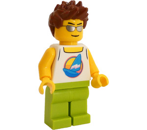 LEGO Man in Windsurfer Tanktop Minifigure