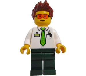 LEGO Man - Weiß Shirt Minifigur