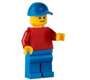 LEGO Man who controls his Upscaled Twin Minifigure