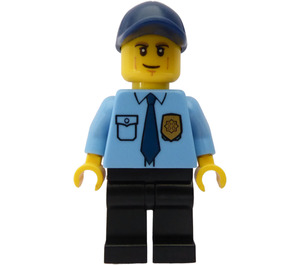 LEGO Man mit Badge auf Shirt Minifigur