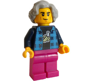 LEGO Homme avec Banane Chemise - First League Minifigurine