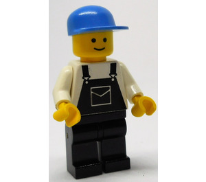 LEGO Man mit Schwarz Overalls Minifigur