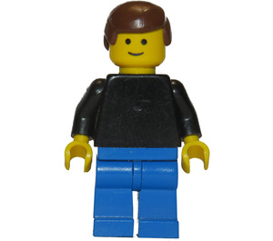 LEGO Man mit Schwarz Shirt Minifigur