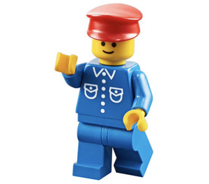 LEGO Man mit Blau Outfit Minifigur