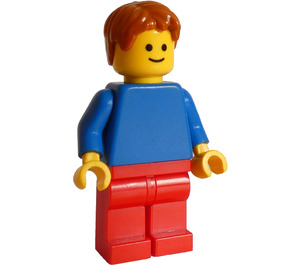 LEGO човек с Син Риза Минифигурка