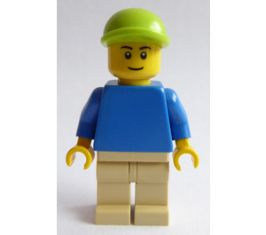 LEGO Man with Blue Shirt Minifigure