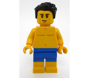 LEGO Man with Blue Swim Trunks Minifigure