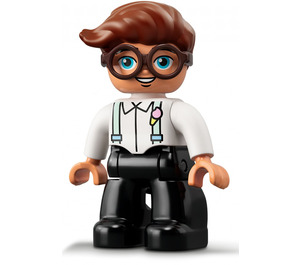 LEGO Hombre con Gafas Figura Duplo