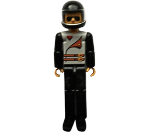 LEGO Man with Gray Top and Helmet Technic Figure