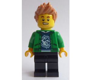 LEGO Man avec Green Jacket Figurine