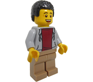 LEGO Man with Grey Jacket Minifigure