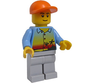 LEGO Man met Hawaiian Shirt Minifiguur