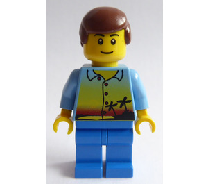 LEGO Mann med Hawaiian Skjorte Minifigur