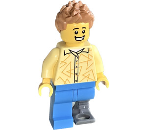 LEGO Man met Been Prothesis Minifiguur