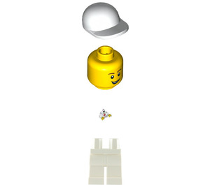 LEGO Man with 'LEGO HOUSE' on Torso Minifigure