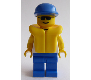 LEGO Man mit Rettungsweste Minifigur