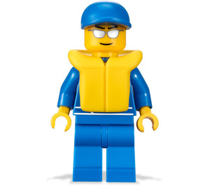 LEGO Man met Lifejacket en Glasses minifiguur