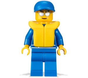 LEGO Man met Reddingsvest en Bril Minifiguur