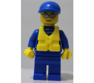 LEGO Man met Lifejacket  minifiguur