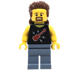 LEGO Man med Mullet Minifigur