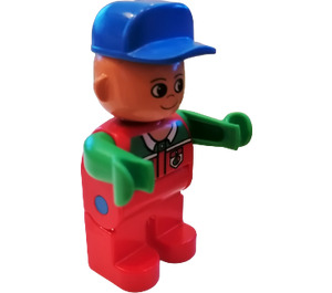 LEGO Man with Octan Logo Duplo Figure