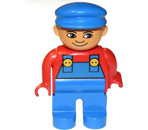 LEGO Man mit Overalls Duplo Abbildung