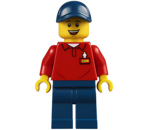 LEGO Man met Rood LEGOLAND Shirt Minifiguur