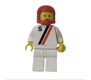 LEGO Muž s Červená Proužek Minifigurka