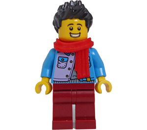 LEGO Man med Scarf Minifigur