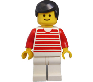 LEGO Mann mit Striped Hemd Minifigur