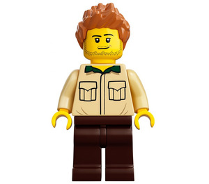 LEGO Man avec Tan Shirt Figurine