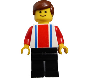 LEGO Man met Verticaal Striped Top minifiguur
