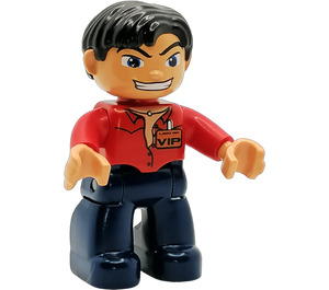 LEGO Muž s VIP Odznak Figurka Duplo